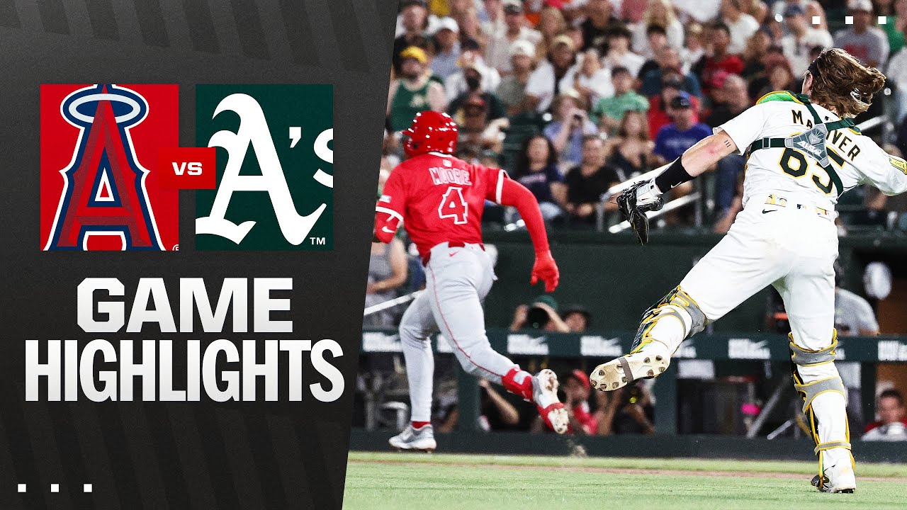 Angels vs. A's Game Highlights (8/15/25) | MLB Highlights