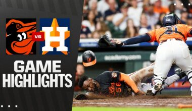 Orioles vs. Astros Game Highlights (8/15/25) | MLB Highlights