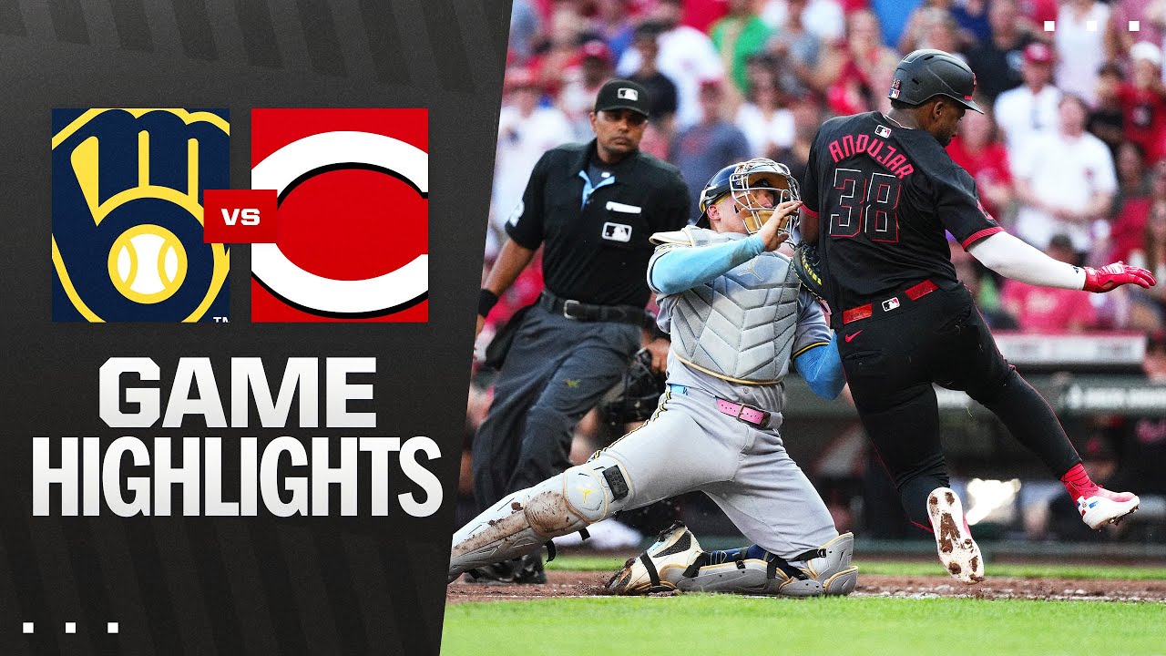 Brewers vs. Reds Game Highlights (8/15/25) | MLB Highlights