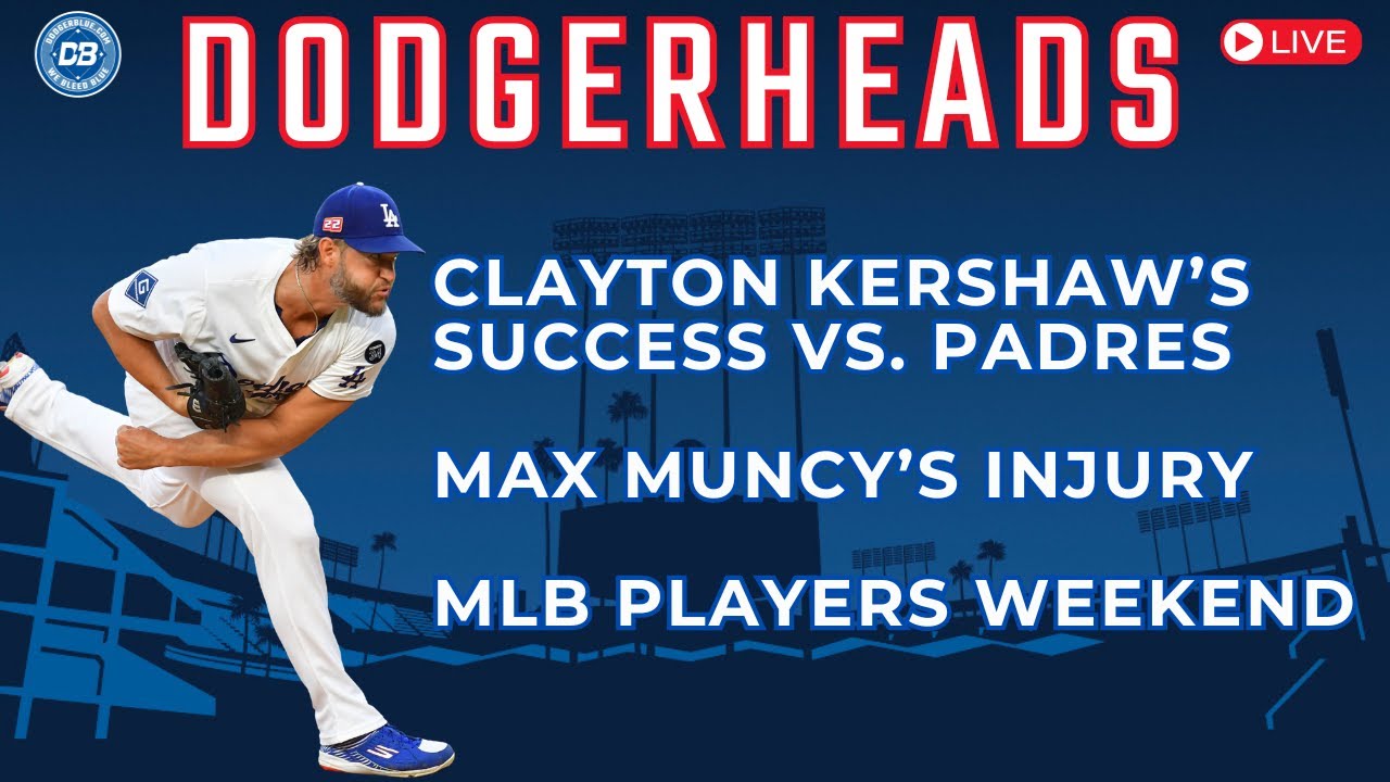 DodgerHeads: Clayton Kershaw shines, Dodgers beat Padres, Max Muncy's injury