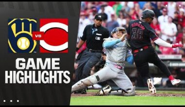 Brewers vs. Reds Game Highlights (8/15/25) | MLB Highlights