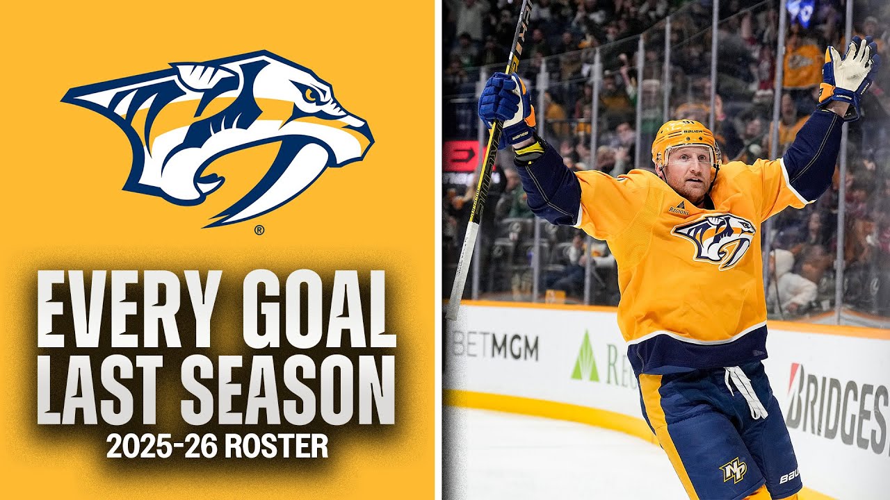 EVERY GOAL last season from the 2025-26 NASHVILLE PREDATORS 🎸 #32in32