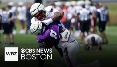 Patriots struggle in second joint practice with Vikings