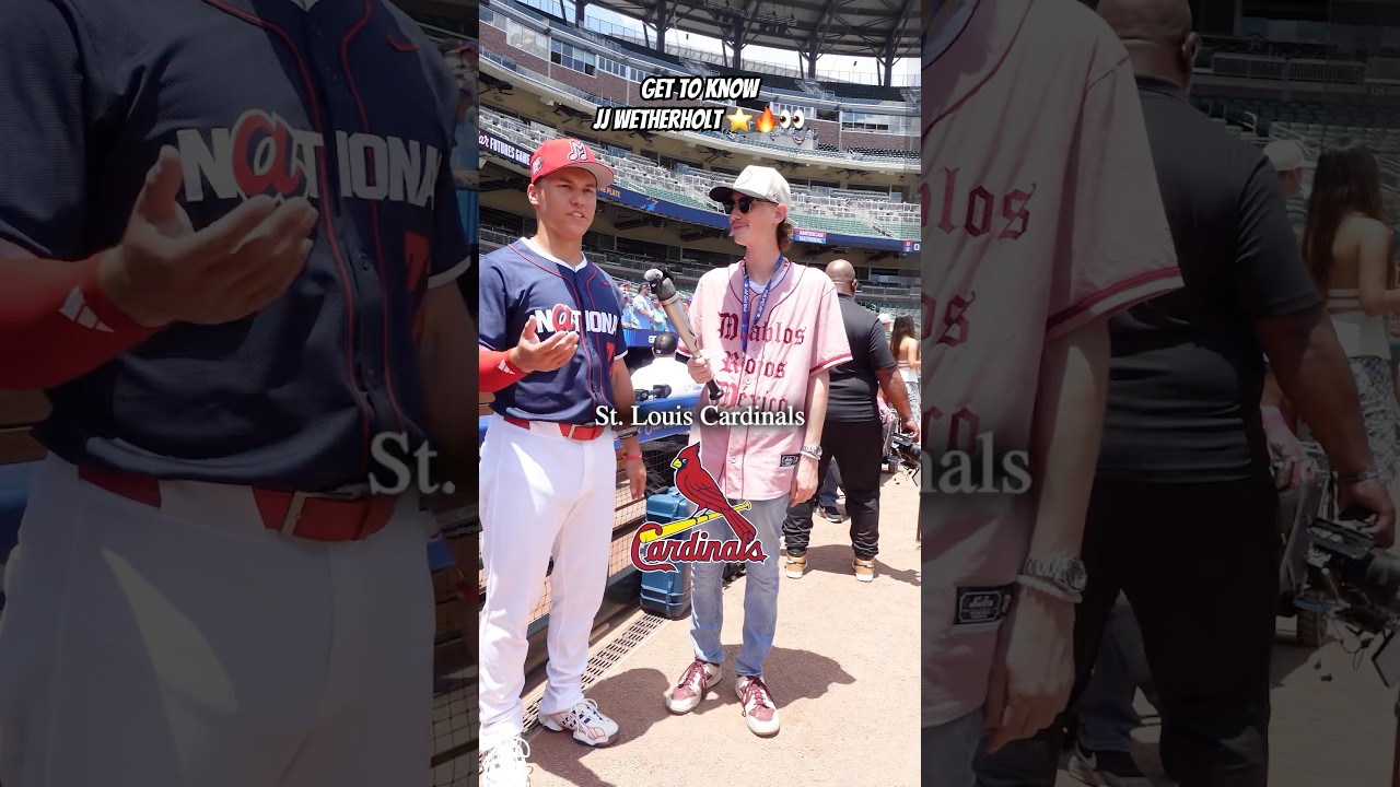 Meet the Cardinals’ future superstar JJ Wetherholt👀⭐️⚾️ #shorts