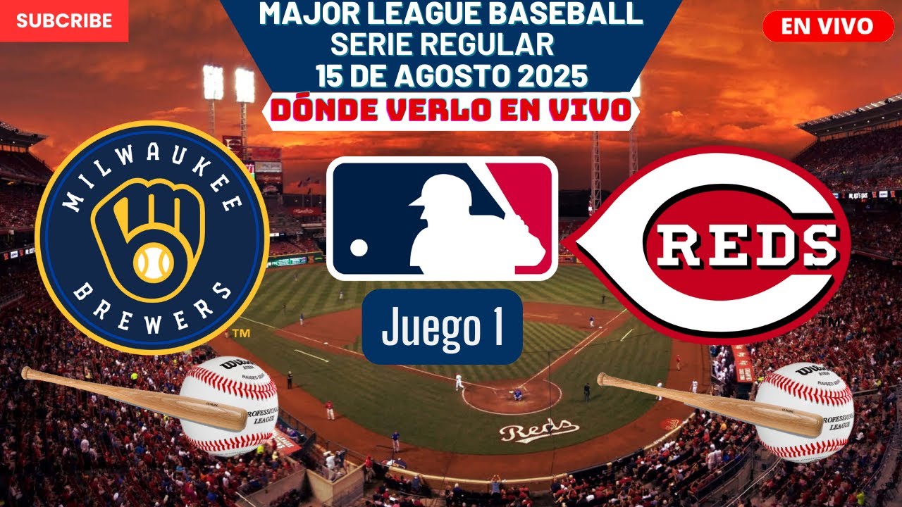 ⚾️Milwaukee Brewers vs Cincinnati Reds⚾️Dónde Ver El Partido EN VIVO|Juego 1 MLB 2025