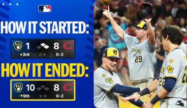 Final 3 Outs: Brewers secure their 13TH STRAIGHT WIN!