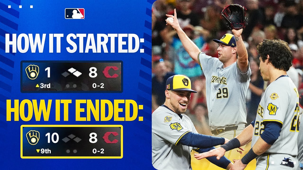 Final 3 Outs: Brewers secure their 13TH STRAIGHT WIN!