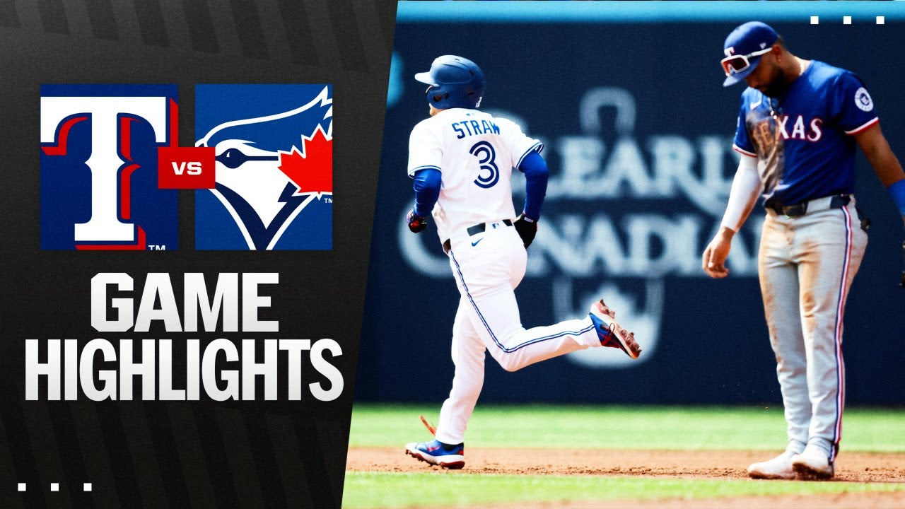 Rangers vs. Blue Jays Game Highlights (8/16/25) | MLB Highlights