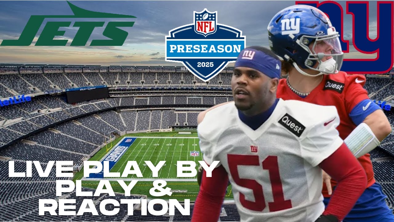 **LIVE** NFL | New York Giants vs New York Jets Play by Play & Reaction