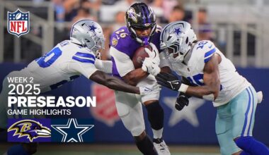 Baltimore Ravens vs. Dallas Cowboys Game Highlights | 2025 Preseason  Week 2