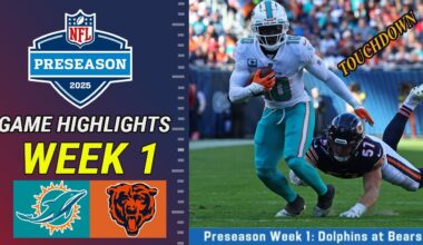 Miami Dolphins Vs Chicago Bears FULL GAME HIGHLIGHTS  2025 NFL Preseason | NFL Today  NFL HIGHLIGHTS