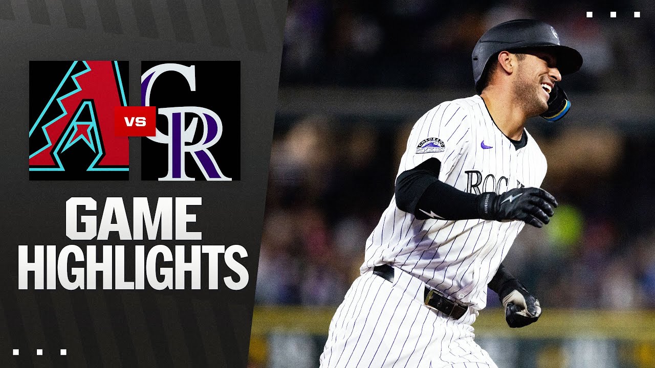 D-backs vs Rockies Game Highlights (8/16/25) | MLB Highlights
