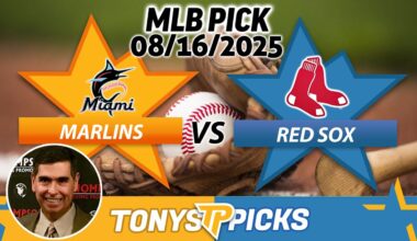 Miami Marlins vs Boston Red Sox Pick 8/16/25 MLB Pick Prediction