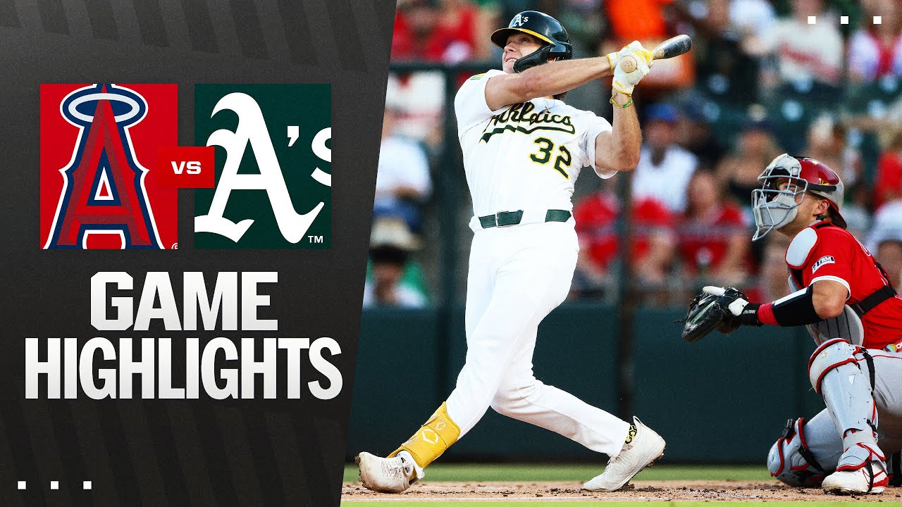 Angels vs. A's Game Highlights (8/16/25) | MLB Highlights