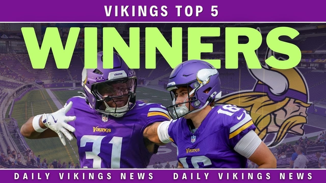 Top 5 Minnesota Vikings Winners vs Patriots | Who Stood Out in Game 2 of Preseason