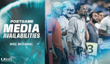 Coach Mike McDaniel meets with the media | Miami Dolphins