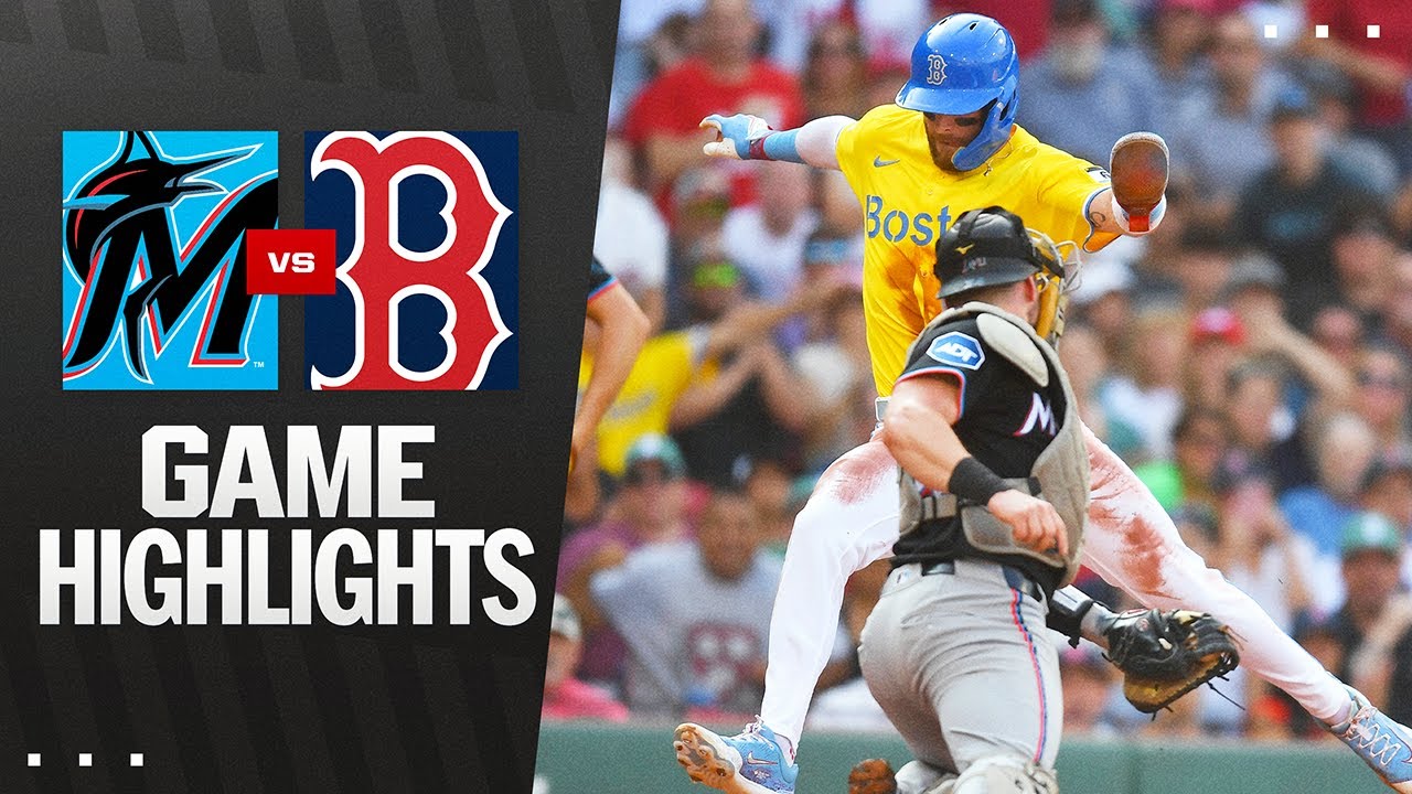 Marlins vs. Red Sox Game Highlights (8/16/25) | MLB Highlights