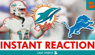 Quinn Ewers BOUNCES BACK! Miami Dolphins vs. Detroit Lions NFL Preseason INSTANT REACTION!
