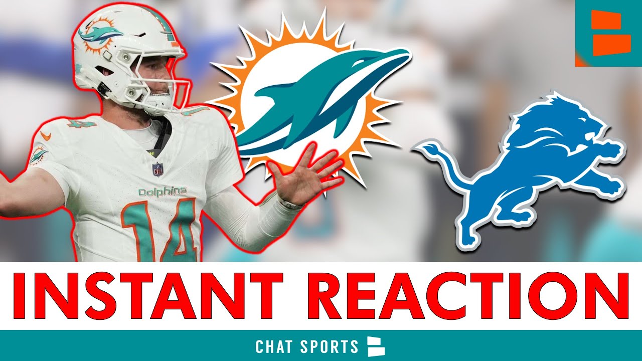 Quinn Ewers BOUNCES BACK! Miami Dolphins vs. Detroit Lions NFL Preseason INSTANT REACTION!