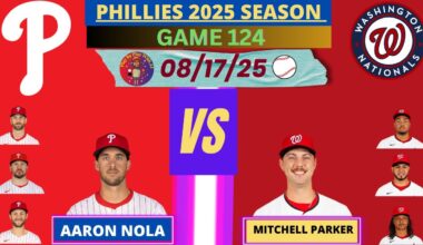 Philadelphia Phillies @ Washington Nationals LIVE PLAY-BY-PLAY (08-16-25) #phillies #nats