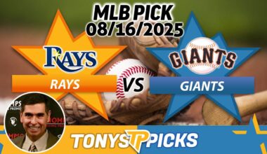 Tampa Bay Rays vs San Francisco Giants Pick 8/16/25 MLB Pick Prediction
