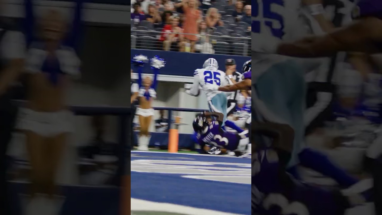 ANDREW BOOTH PICK SIX 📺: #BALvsDAL on CBS11| #DallasCowboys #NFL #football #highlight #shorts