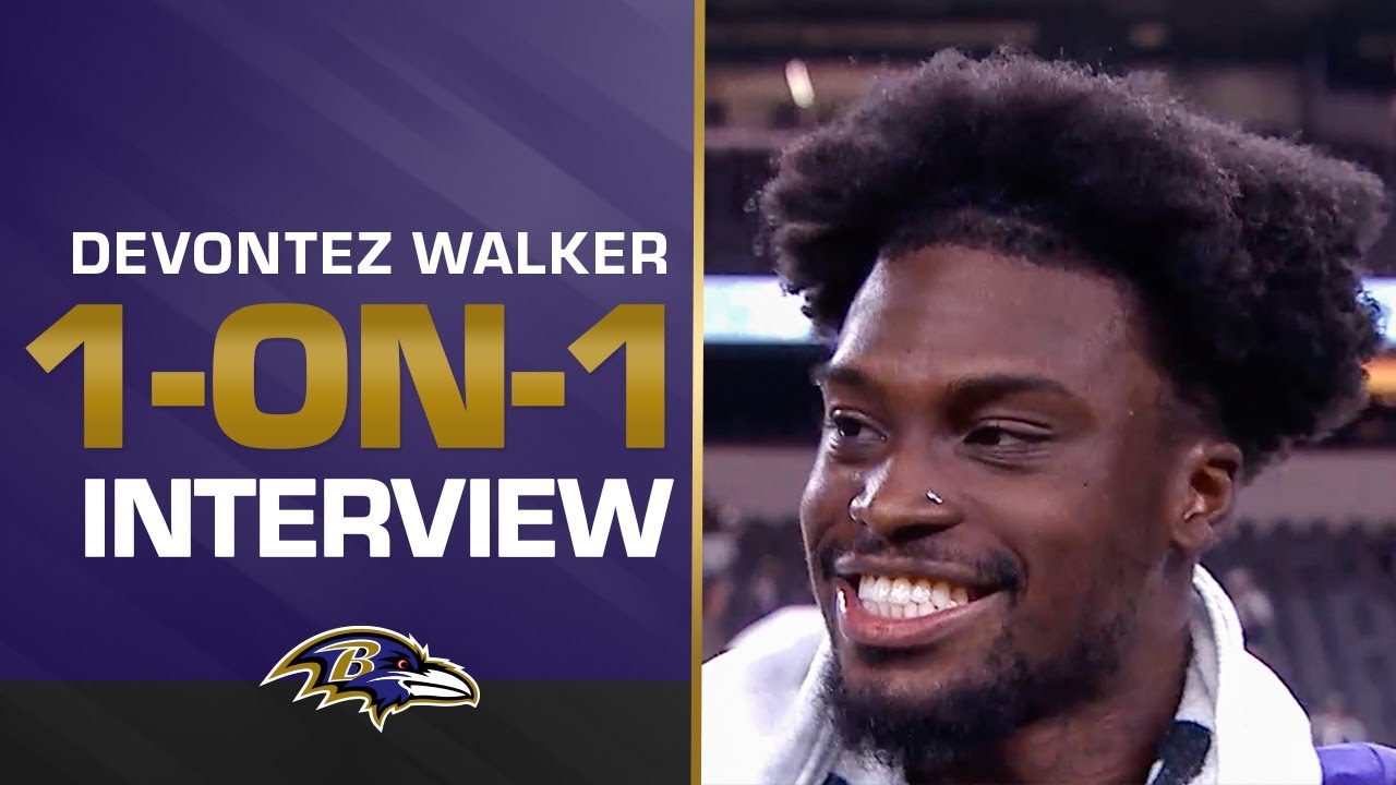 1-on-1: Devontez Walker on His Standout Performance Against the Cowboys | Baltimore Ravens