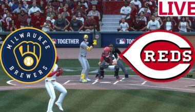 🔴LIVE 🔴Milwaukee Brewers VS Cincinnati Reds / August 17/Mlb Envivo TV/MLB THE SHOW 25