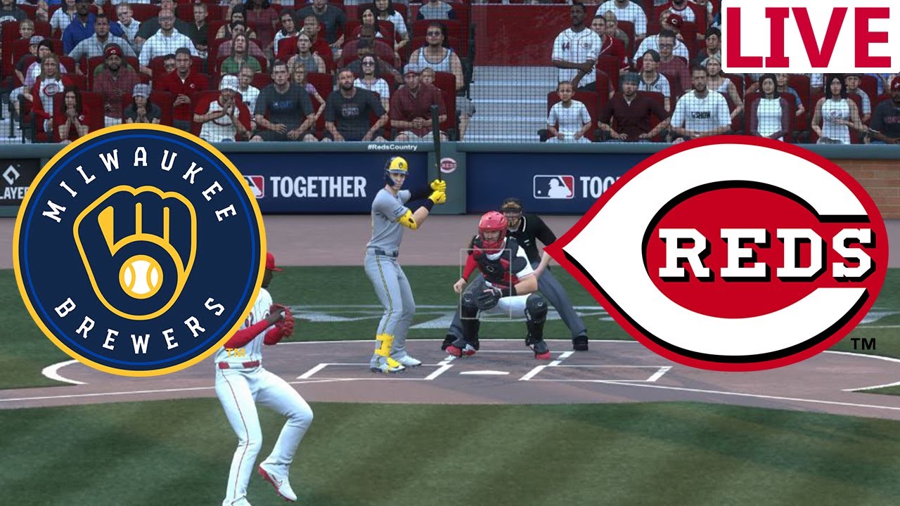 🔴LIVE 🔴Milwaukee Brewers VS Cincinnati Reds / August 17/Mlb Envivo TV/MLB THE SHOW 25