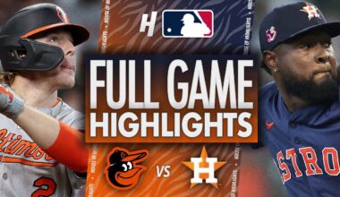 Baltimore Orioles vs Houston Astros - FULL GAME HIGHLIGHTS | August 17, 2025 MLB Season