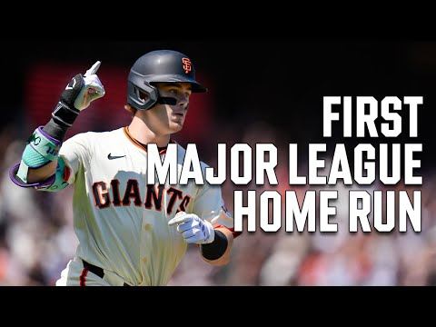 Drew Gilbert's First Major League Home Run | San Francisco Giants Highlights