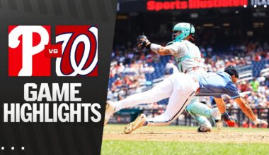 Phillies vs. Nationals Game Highlights (8/17/25) | MLB Highlights