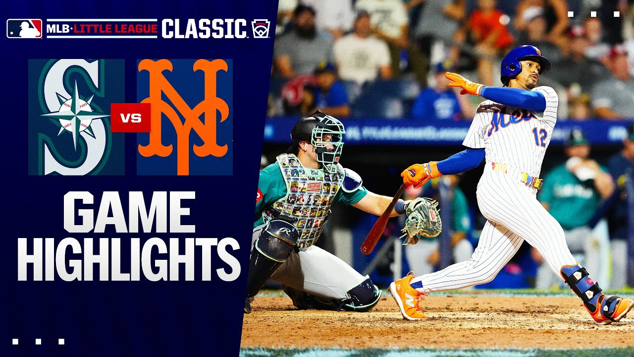 Mariners vs. Mets Game Highlights (8/17/25) | MLB Highlights