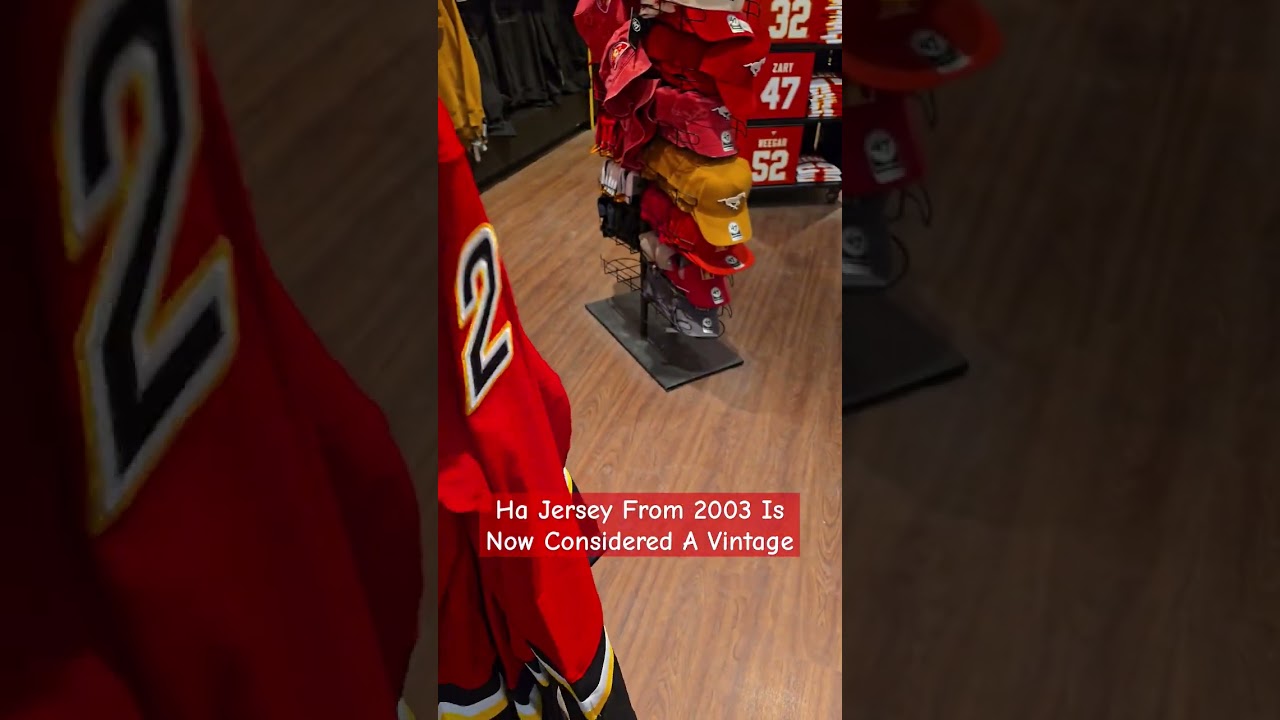 Calgary Flames "Vintage" Jarome Iginla Jersey From 2003 #Shorts