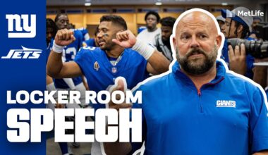 🗣️ Postgame Victory Speech | Preseason Week 2 vs. New York Jets | New York Giants