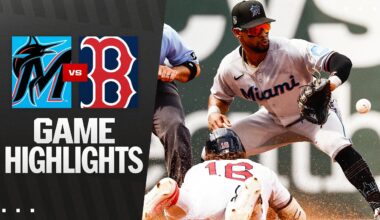 Marlins vs Red Sox Game Highlights (8/17/25) | MLB Highlights