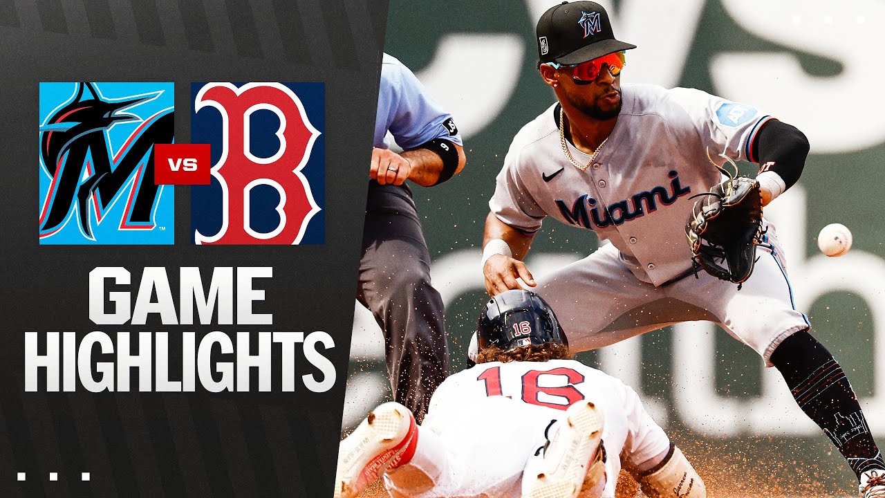 Marlins vs Red Sox Game Highlights (8/17/25) | MLB Highlights