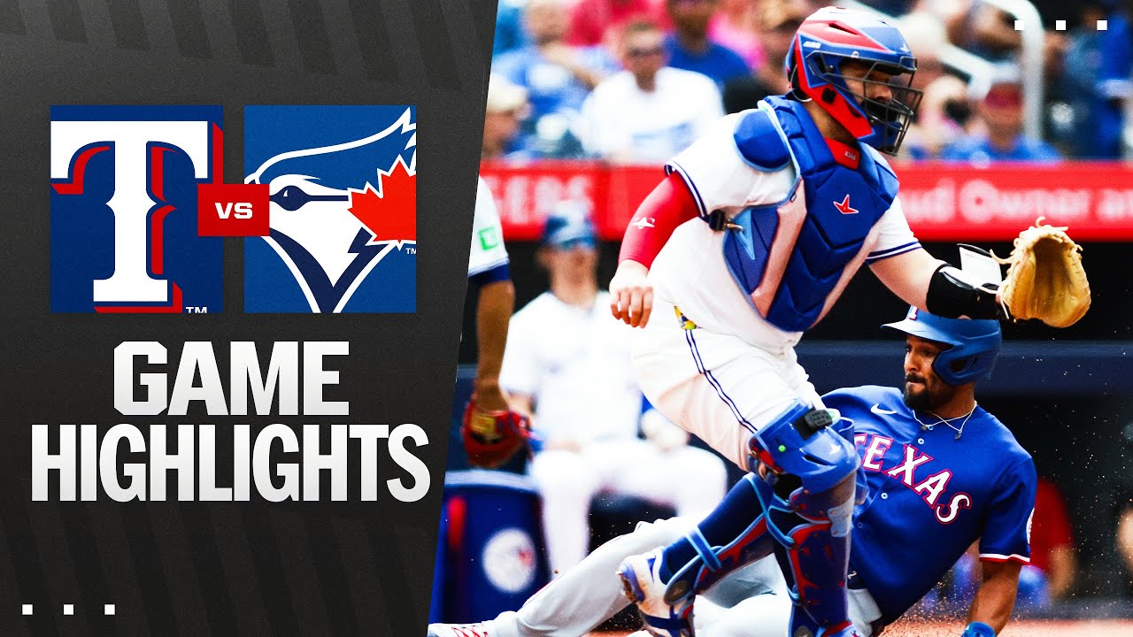 Rangers vs. Blue Jays Game Highlights (8/17/25) | MLB Highlights