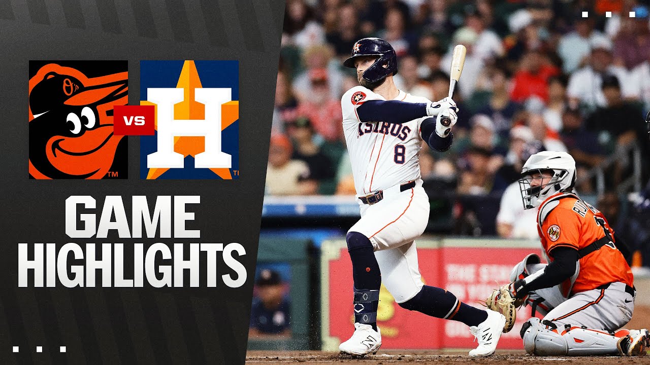 Orioles vs. Astros Game Highlights (8/16/25) | MLB Highlights