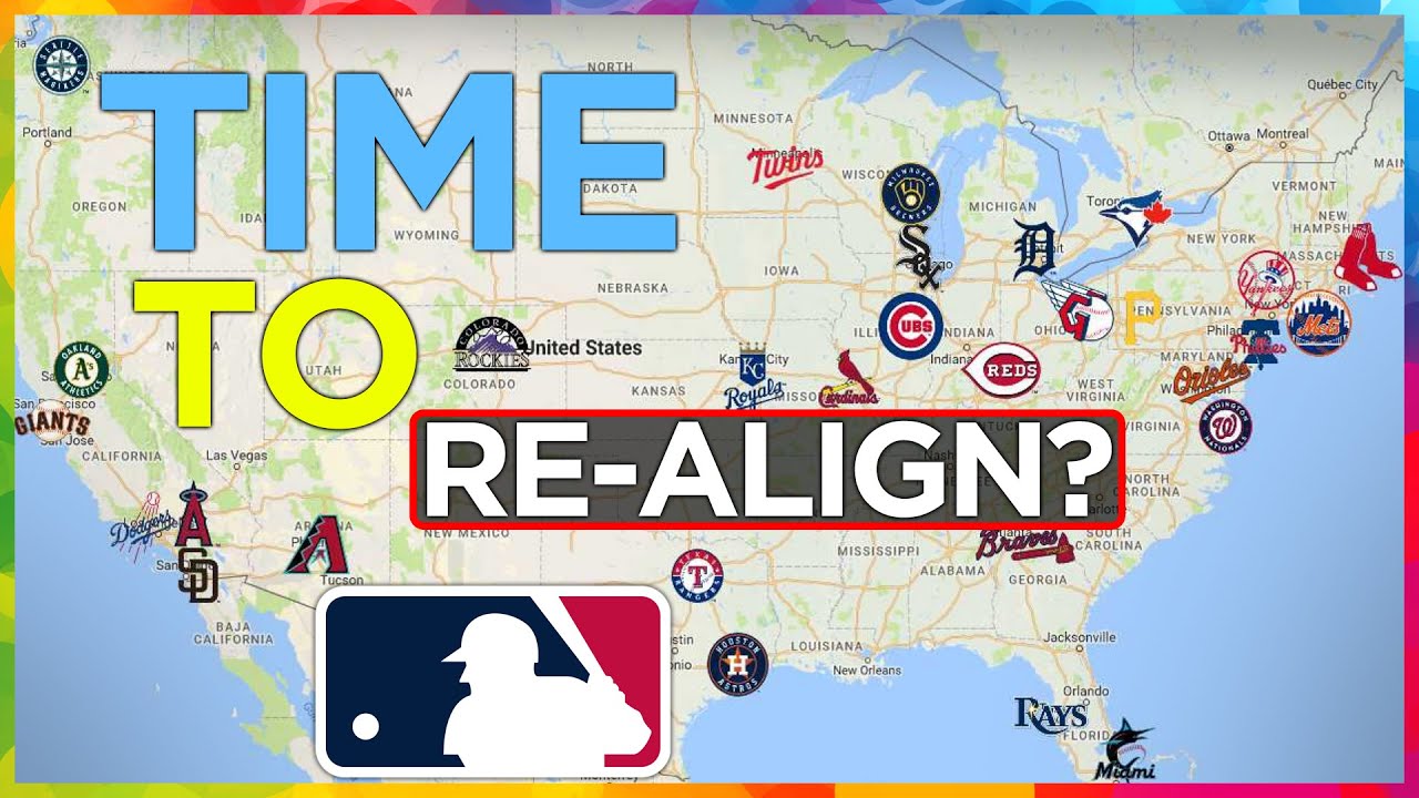 Here's How I'd REALIGN 32 MLB teams...