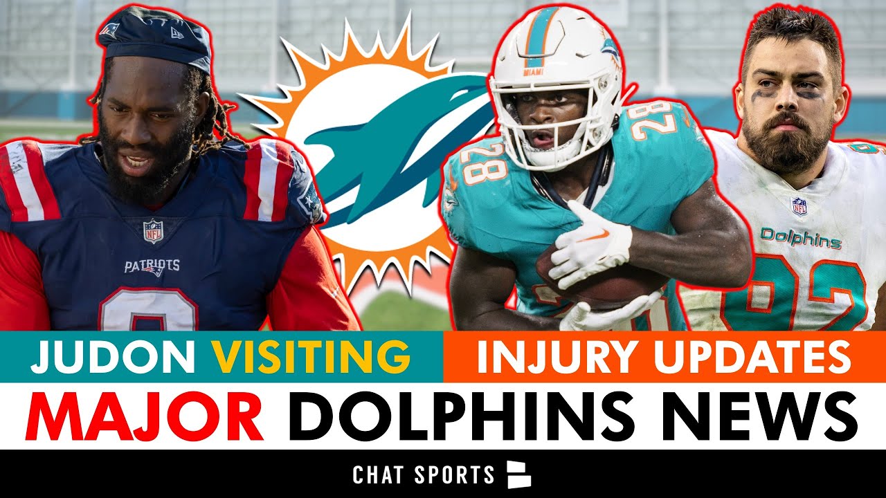 🚨MAJOR Miami Dolphins News: Miami Hosting Matthew Judon + Zach Sieler & De’Von Achane Injury News