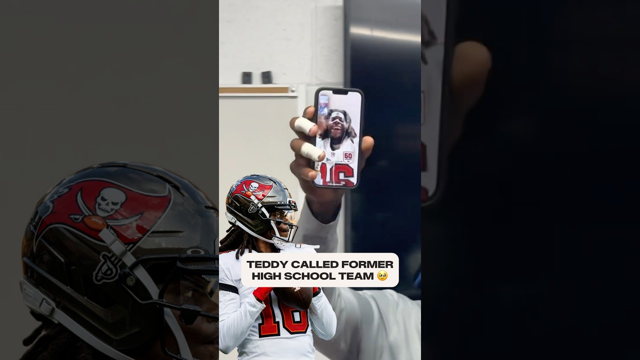 Teddy Bridgewater checked in with Miami Northwestern before his first Bucs game 🤝 (Via: 305 Sports)