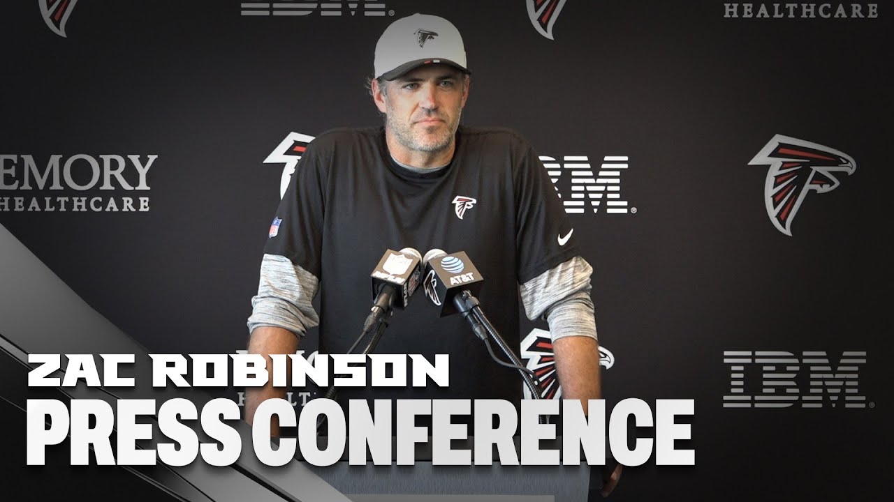 Offensive Coordinator Zac Robinson Media Availability | Monday, August 18th | Atlanta Falcons