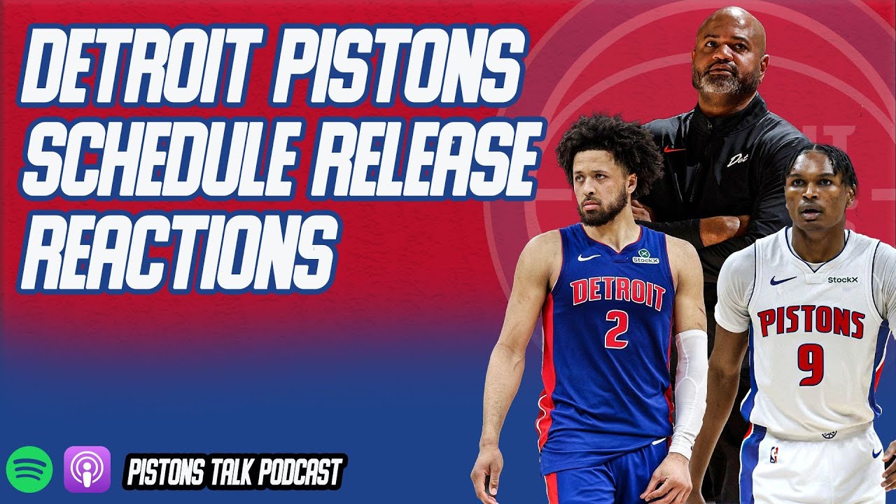 Detroit Pistons Schedule Release Reactions? | Pistons Talk Podcast