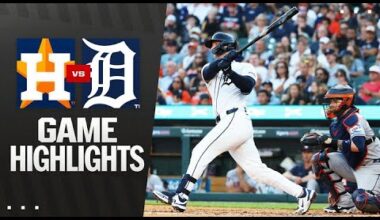 Astros vs. Tigers Game Highlights (8/18/25) | MLB Highlights