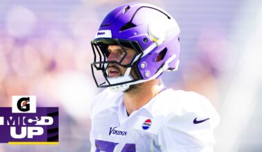 Blake Cashman Mic'd Up During Training Camp Practice