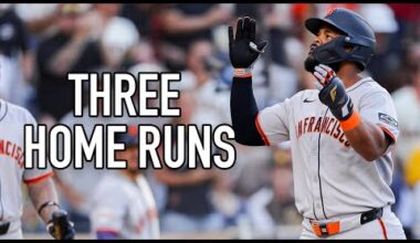 Giants Unload Three Home Runs in the First Inning vs. Padres | San Francisco Giants Highlights
