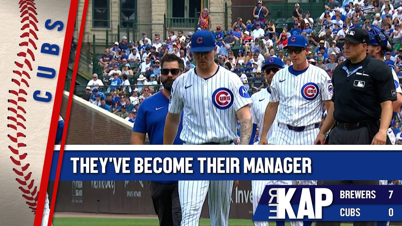 REKAP: ⚾️ Chicago Cubs 7-0 loss to Milwaukee Brewers. ‘They take on personality of the manager!’