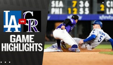Dodgers vs. Rockies Game Highlights (8/18/25) | MLB Highlights