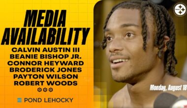 Steelers Player Media Availability (Aug. 18) | Pittsburgh Steelers